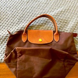 Small brown Longchamp bag